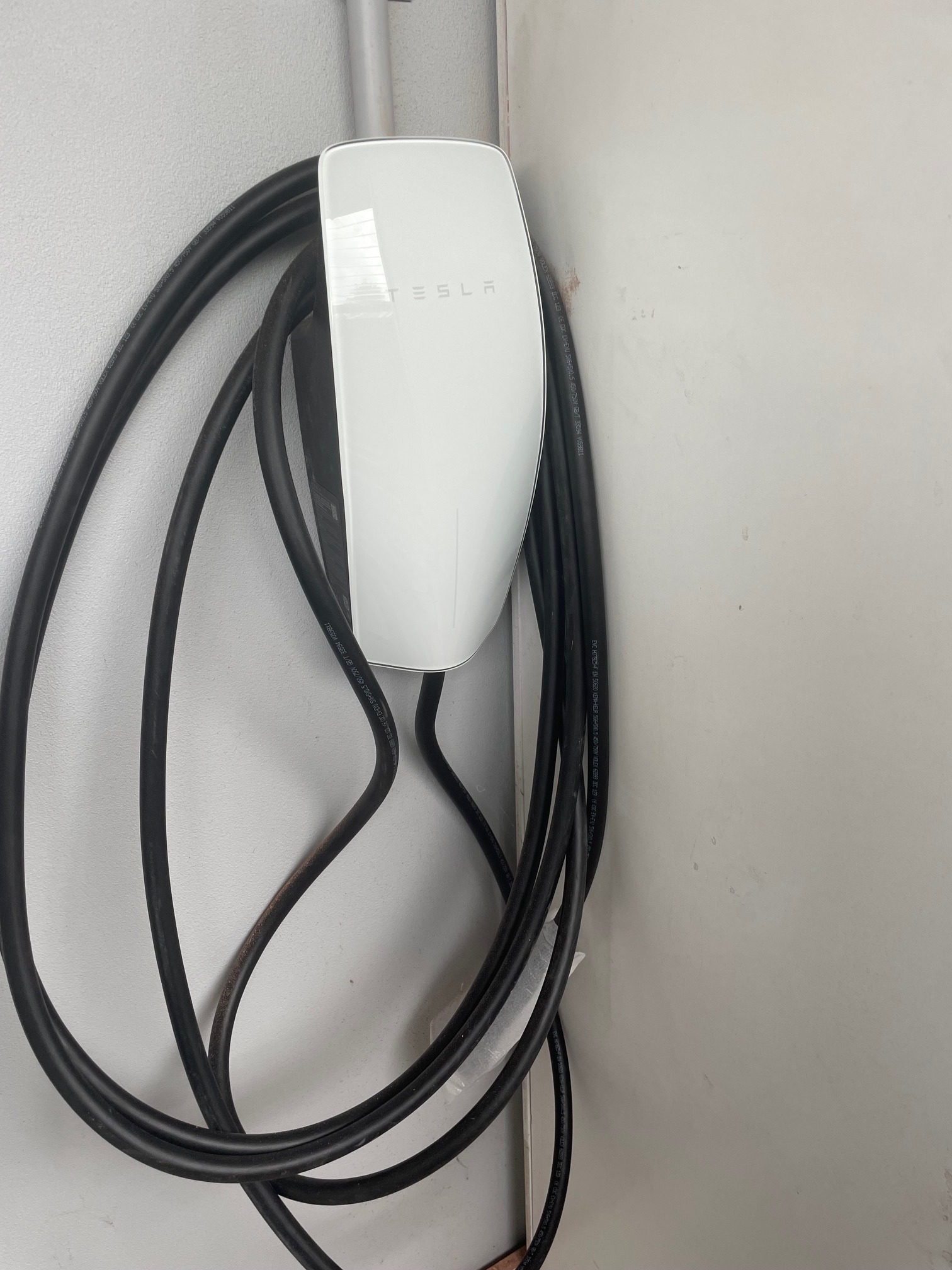 Electric vehicle charger installation